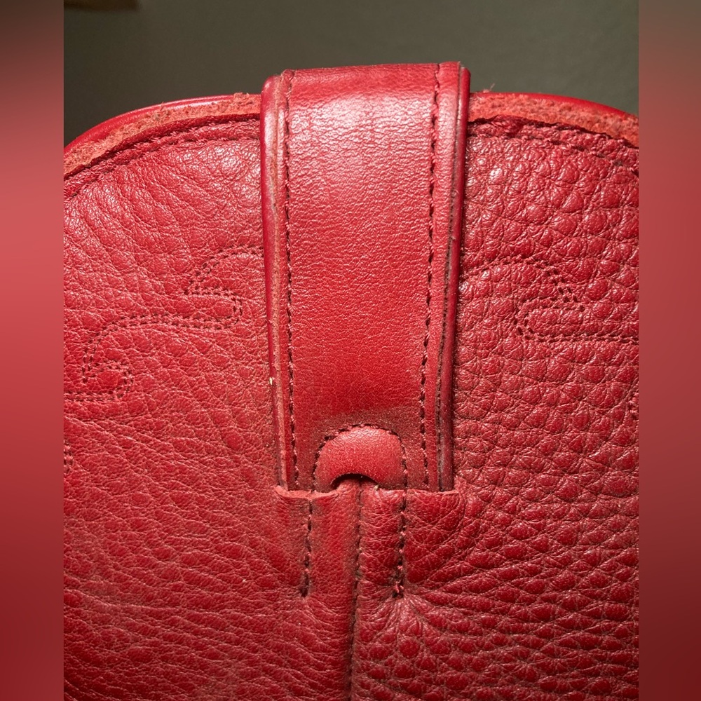 Red Leather Women's Cowboy Boots - Picture 8 of 13